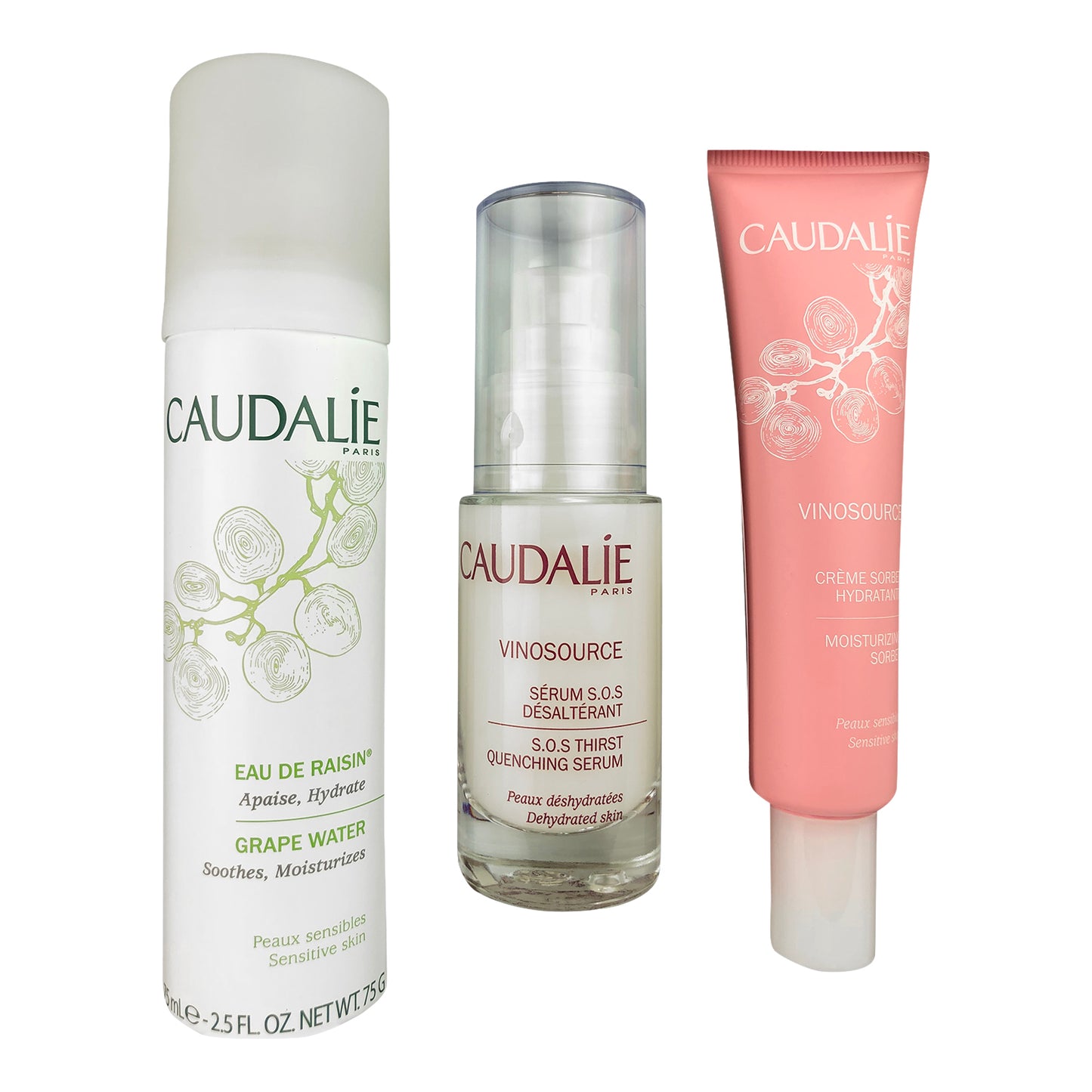 Caudalie Moisturizing Hydration 3 Pc. Set