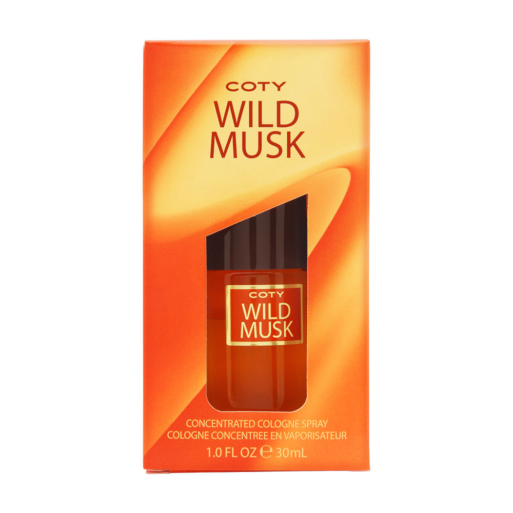Coty Wild Musk by Coty for Women 1.0 oz Concentrated Cologne Spray