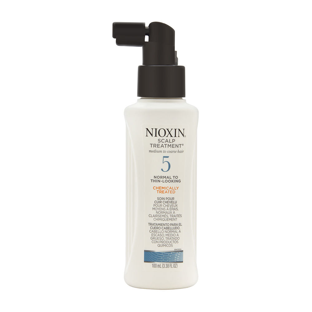 Nioxin System 5 Scalp Treatment - Chemically Treated Hair | Light Thinning | Color Safe 100ml/3.38oz