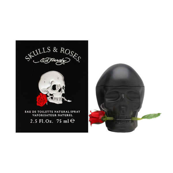 Ed Hardy Skulls & Roses by Christian Audigier for Men 2.5 oz Eau de Toilette Spray