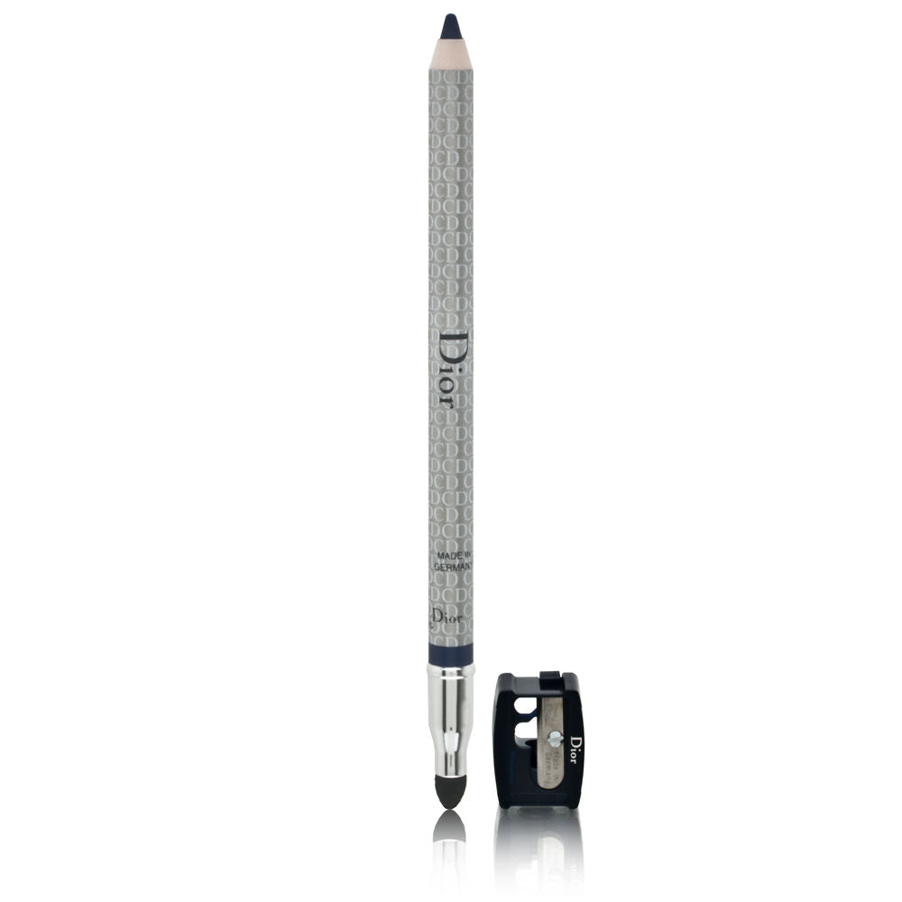 Christian Dior Eyeliner Waterproof Long-Wear Waterproof Eyeliner Pencil with Blending Tip and Sharpener 254 Captivating Blue