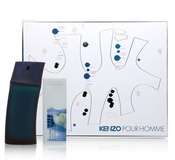 Kenzo Pour Homme by Kenzo for Men 2 Piece Set Includes: 1.7 oz Eau de Toilette Spray + 2.5 oz All Over Shower Gel