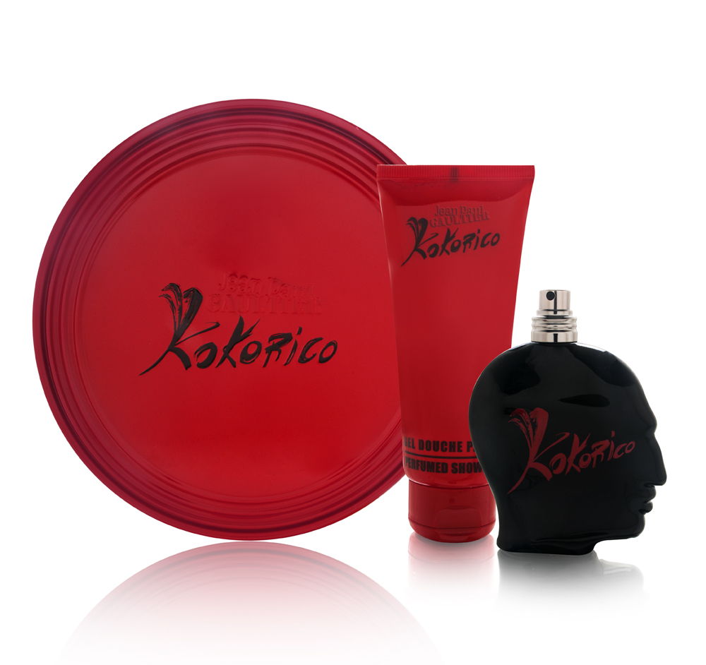 Kokorico by Jean Paul Gaultier for Men 2 Piece Set Includes: 1.6 oz Eau de Toilette Spray + 3.3 oz Perfumed Shower Gel