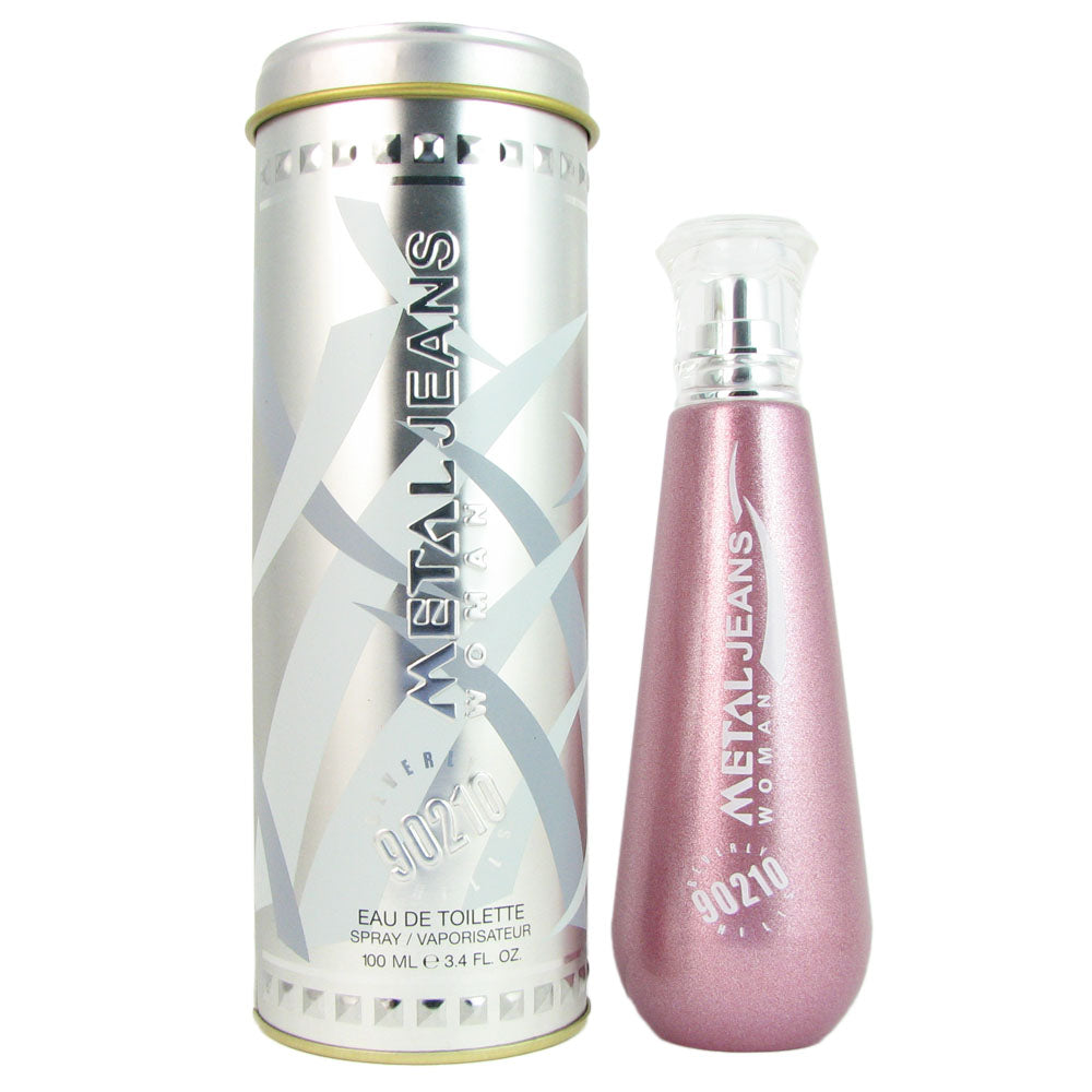 90210 Metal Jeans for Women By Beverly Hills 3.4 oz Eau de Toilette Spray