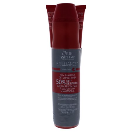Wella Brilliance Duo for Coarse Colored Hair 300ml Shampoo + 250ml Conditioner