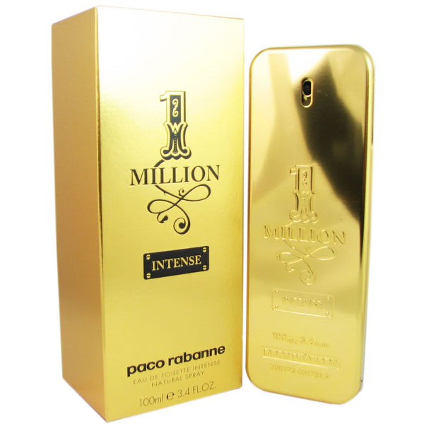 1 Million Intense for Men by Paco Rabanne 3.4 oz Eau de Toilette Spray Tester Unboxed