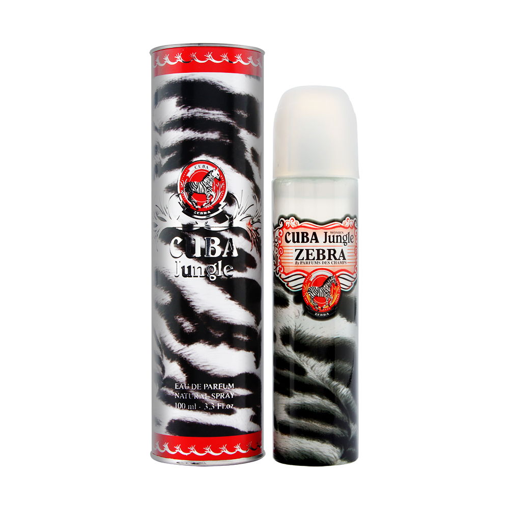 Cuba Jungle Zebra by Cuba for Women 3.3 Eau De Parfum Spray