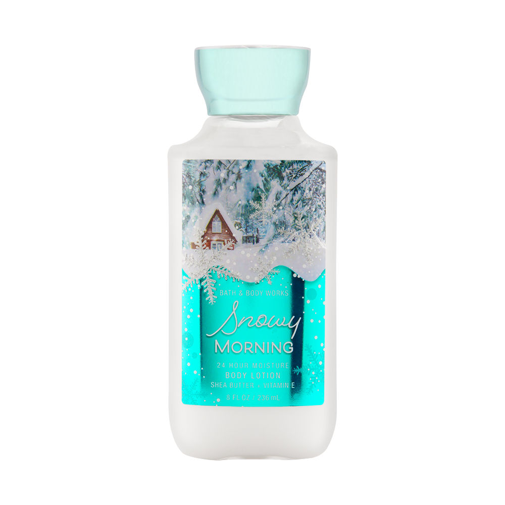 Bath & Body Works Snowy Morning 8.0 oz 24 Hr Moisture Body Lotion
