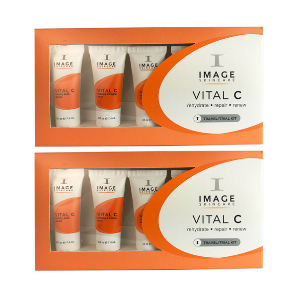 Image Vital C Travel trial Kit Cleanse Vital C+Masque+Repair Crème Duo Pack