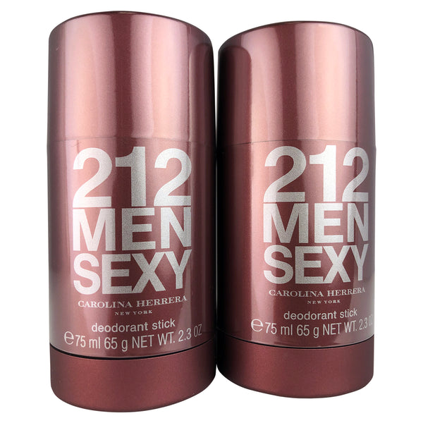 212 Men Sexy By Caroloina Herrera Deodorant Stick 2.3 oz Each-TWO