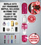 Refillable Fragrance Atomizer with Glass Receptacle Flight & Travel Safe 7ML/0.25 oz Over 115 Sprays