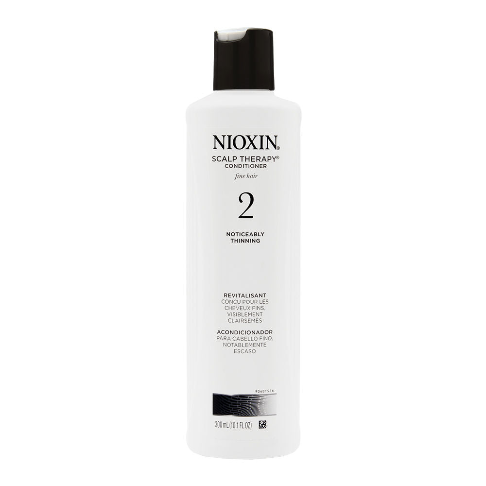 Nioxin Scalp Therapy for Fine Hair System 2, Natural Hair | Noticeably Thinning Hair 300ml/10.1oz