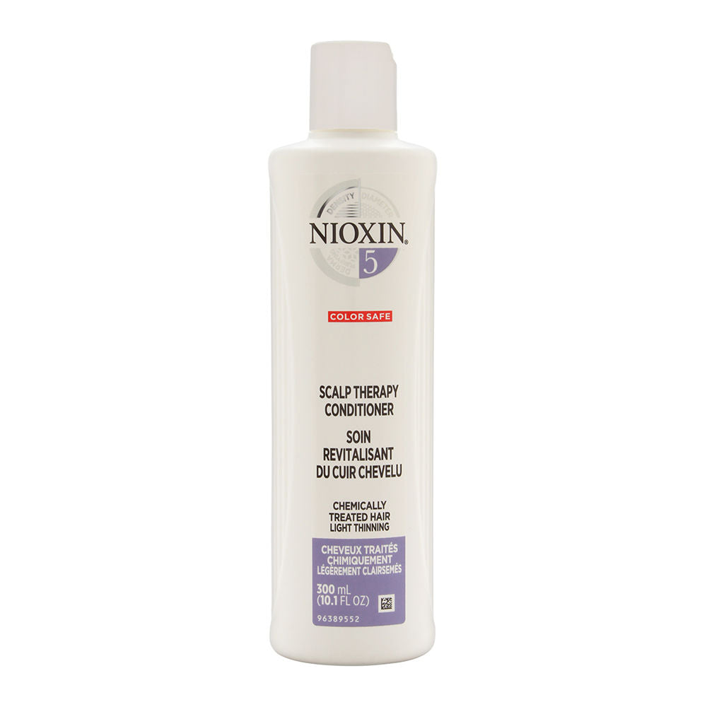 Nioxin System 5 Scalp Therapy Conditioner - Chemically Treated Hair | Light Thinning | Color Safe 300ml/10.1oz