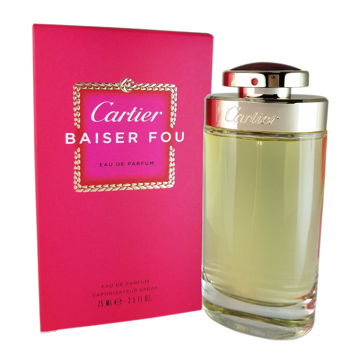 Cartier Baiser Fou for Women by Cartier 2.5 oz Eau De Parfum Spray