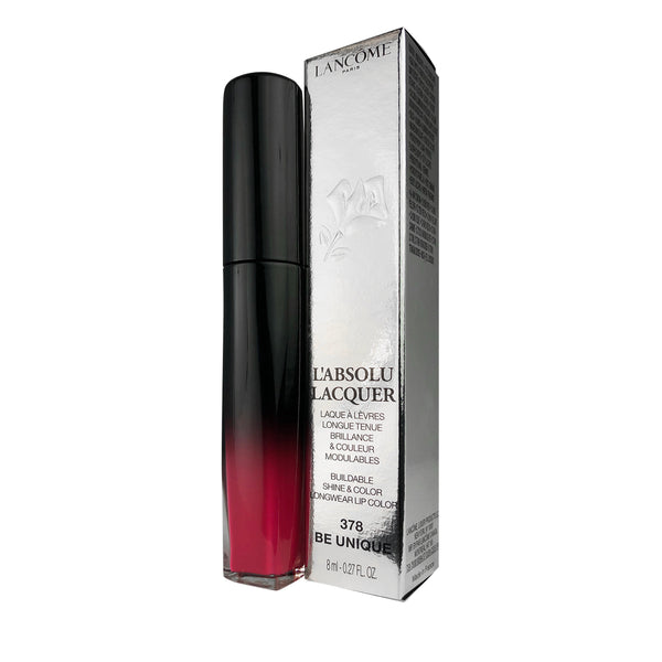 L'Absolu Lacquer Longwear Lip Color by Lancome 0.27 oz Color #378 Be Unique