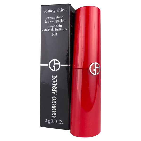 Giorgio Armani Ecstasy Shine Lipstick 503 Fatale 0.10oz/3g New With Box