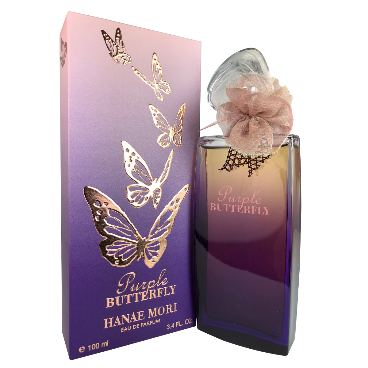 Purple Butterfly For Women by Hanae Mori 3.4 oz Eau De Parfum Spray