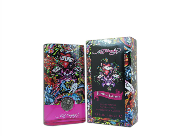 Ed Hardy Hearts & Daggers for Women 3.4 oz Eau de Parfum Spray