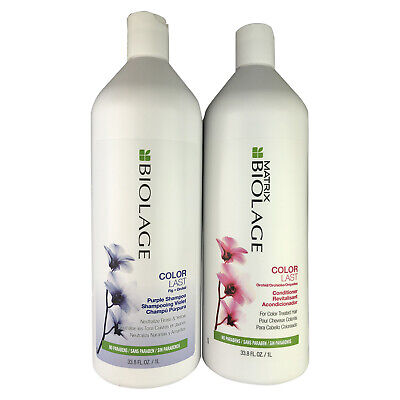 Matrix Biolage Color Last Purple Shampoo & Conditioner Orchid Duo 33.8 oz