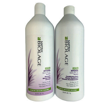 Matrix Biolage Ultra Hydrasource Hair Shampoo and Conditioning Balm Duo 33.8 oz.