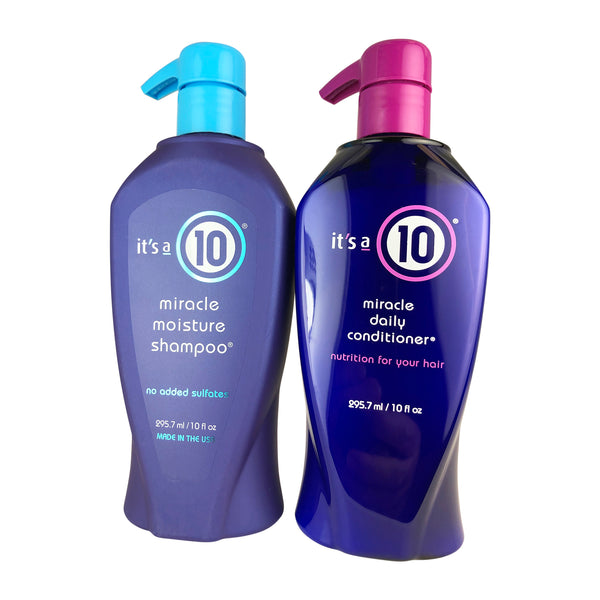It's a 10 Miracle Moisture Shampoo And Daily Conditioner Duo 10 oz Safe For Colored Hair