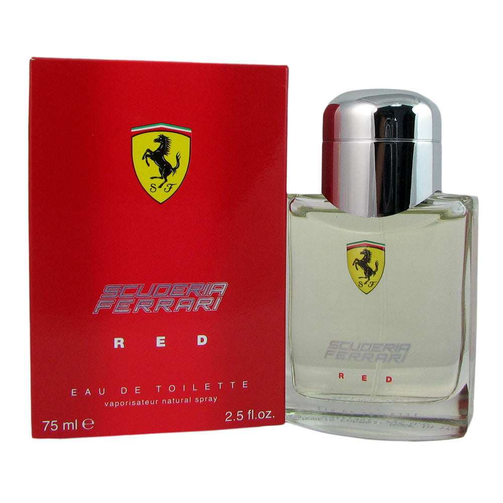 Ferrari Scuderia Red for Men 2.5 oz Eau de Toilette Natural Spray