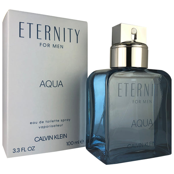 CK Eternity Aqua for Men by Calvin Klein 3.3 oz Eau de Toilette Spray