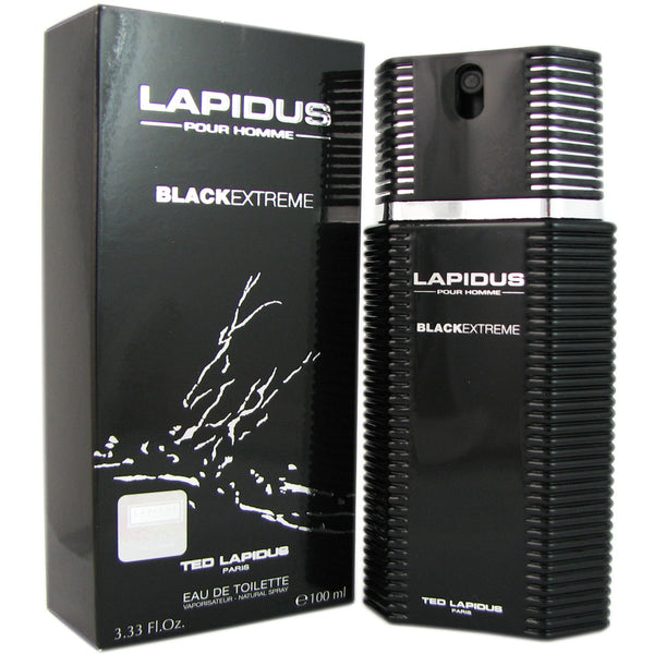 Black Extreme for Men by Ted Lapidus 3.33 oz Eau de Toilette Spray