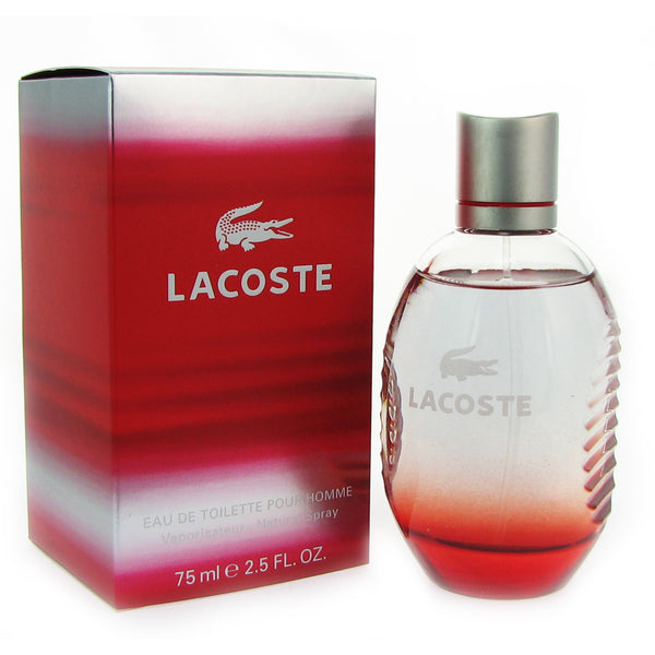 Lacoste Red Style In Play for Men by Lacoste 2.5 oz Eau de Toilette Natural Spray