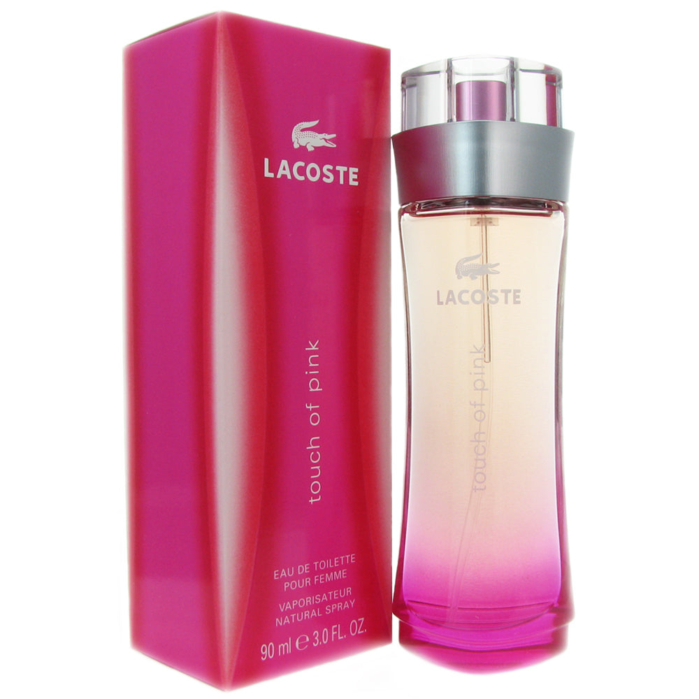 Touch of Pink for Women by Lacoste 3.0 oz Eau de Toilette Natural Spray