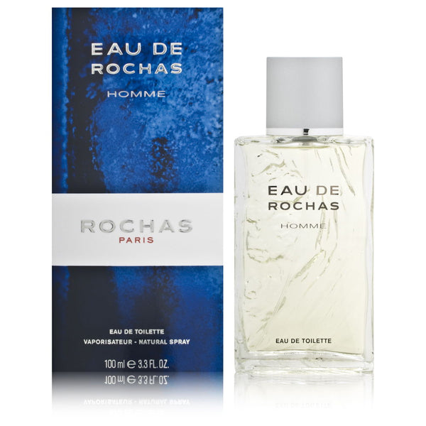 Eau de Rochas Pour Homme by Rochas 3.4 oz Eau de Toilette Spray