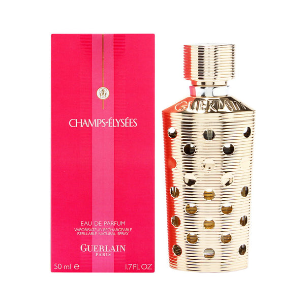 Champs Elysees by Guerlain for Women 1.7 oz Eau de Parfum Spray Rechargeable Gold Case