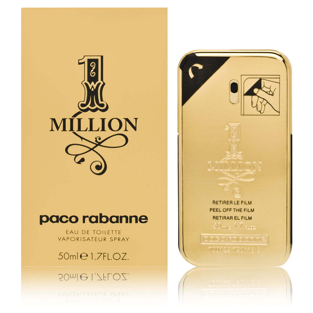 1 Million by Paco Rabanne for Men 1.6 oz Eau de Toilette Spray