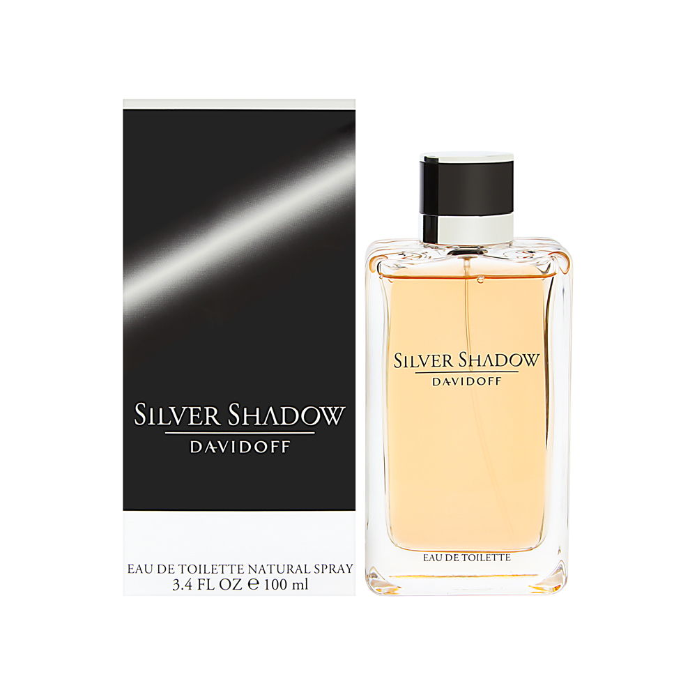 Silver Shadow by Davidoff for Men 3.4 oz Eau de Toilette Spray