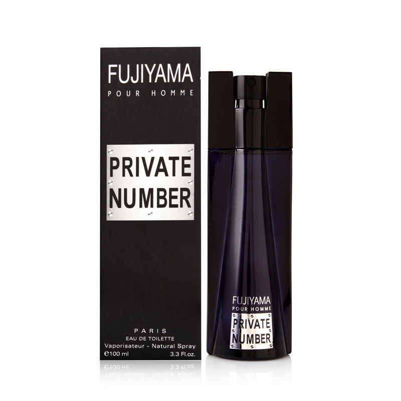 Fujiyama Private Number by Succes De Paris for Men 3.3 oz Eau de Toilette Spray