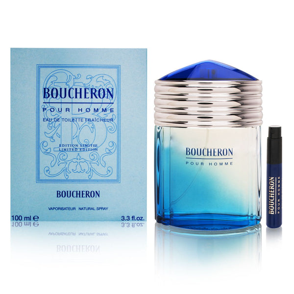 Boucheron Pour Homme by Boucheron 3.3 oz Eau de Toilette Fraicheur Spray Limited Edition