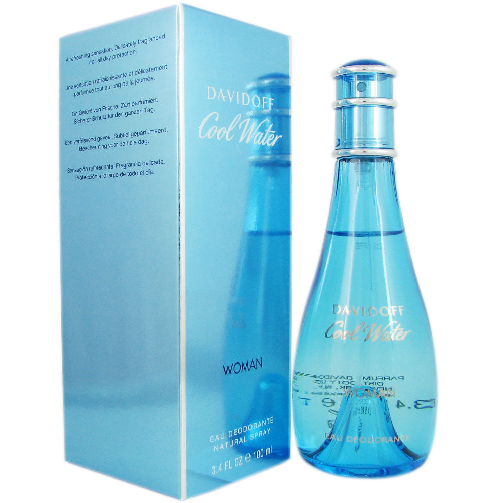 Cool Water for Women by Davidoff 3.4 oz Deodorant Spray