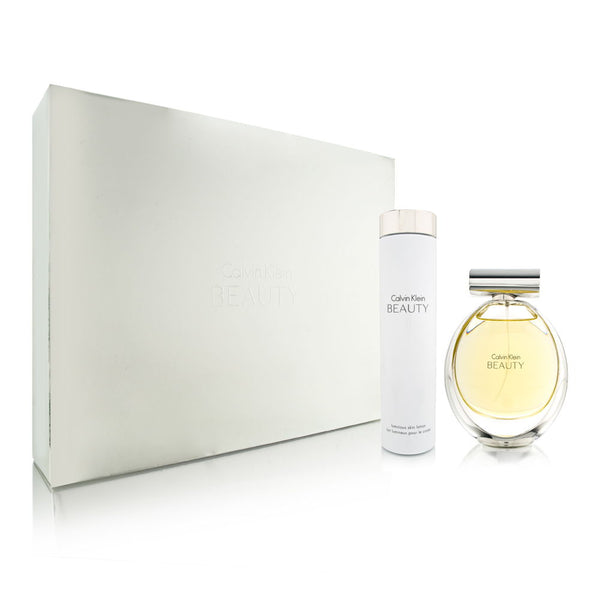 Calvin Klein Beauty for Women 2 Piece Set Includes: 3.4 oz Eau de Parfum Spray + 6.7 Luminous Skin Lotion
