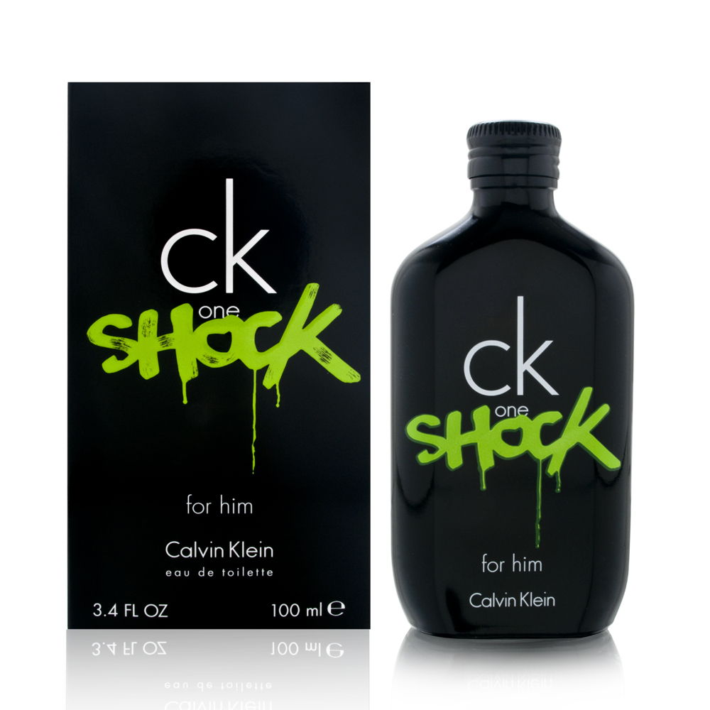 CK One Shock by Calvin Klein for Him 3.4 oz Eau de Toilette Spray