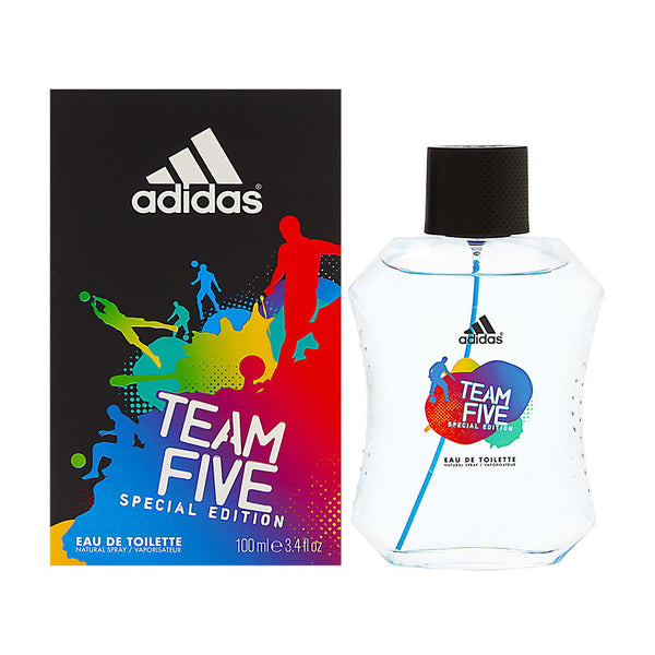 Adidas Team Five by Coty for Men 3.4 oz Eau De Toilette Spray