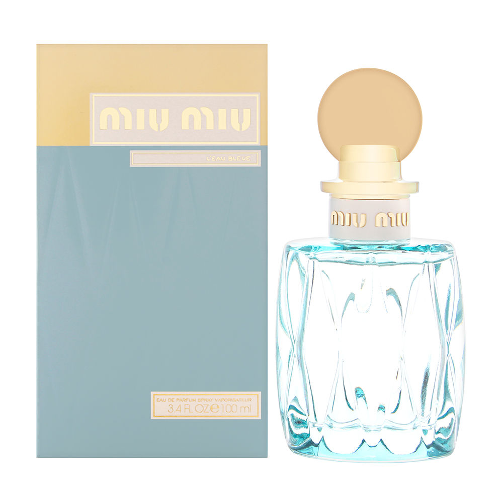 Miu Miu L'Eau Bleue by Miu Miu Parfums for Women 3.4 oz Eau de Parfum Spray