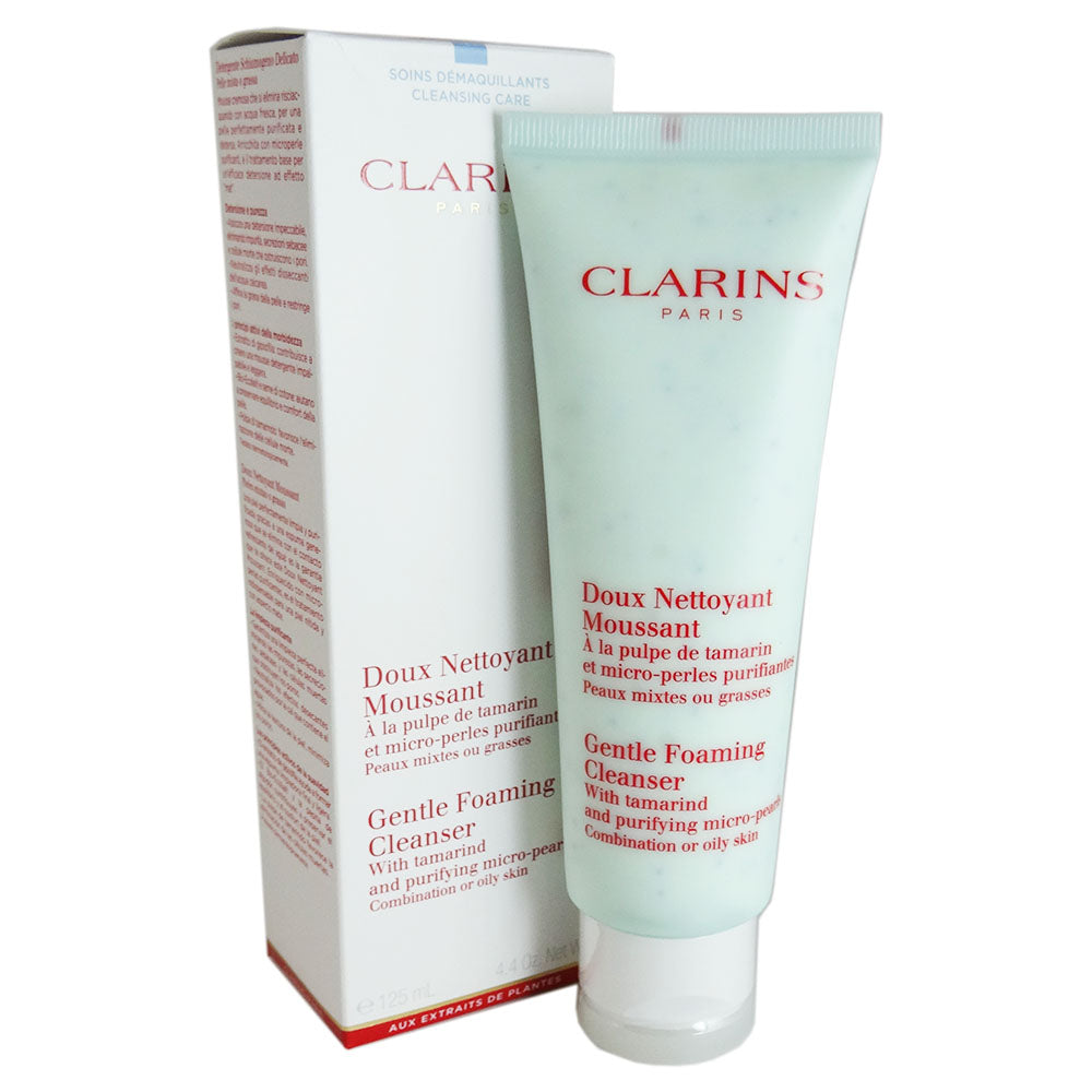 Clarins Gentle Foaming Cleanser with Tamarind 4.4 oz (Combo / OilySkin)
