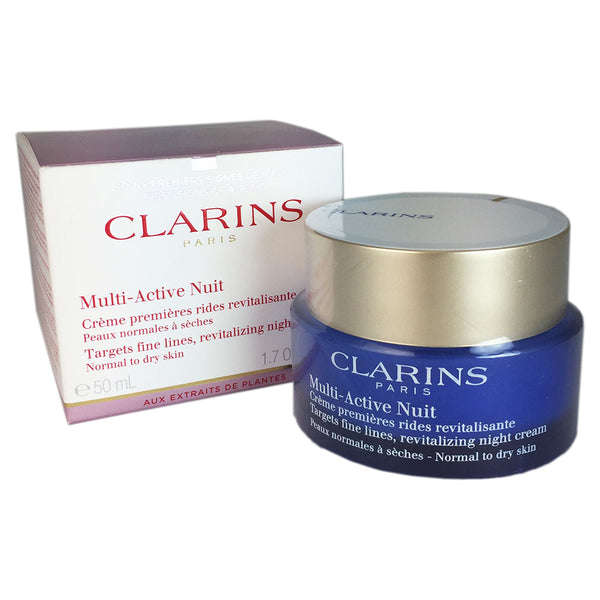 Clarins Face Multi-active Night Cream 1.7 oz Normal to Dry Skin