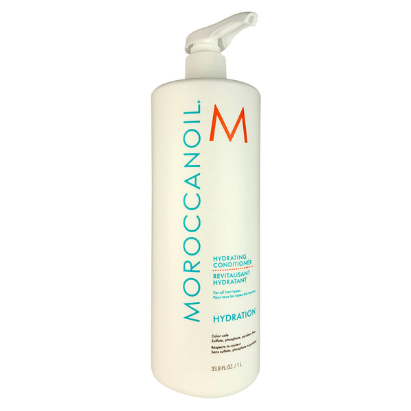 MOROCCANOIL Hydrating Conditioner Liter 33.8 oz each For All Hair Types Color-Safe Parabens Sulfate & Phosphate Free