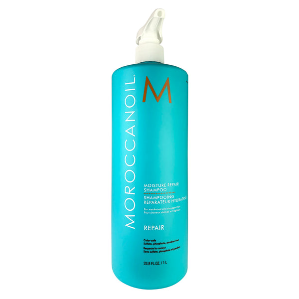 MOROCCANOIL Moisture Repair Liter 33.8 oz For Weakened and Damaged Hair Color-Safe Parabens Sulfate & Phosphate Free