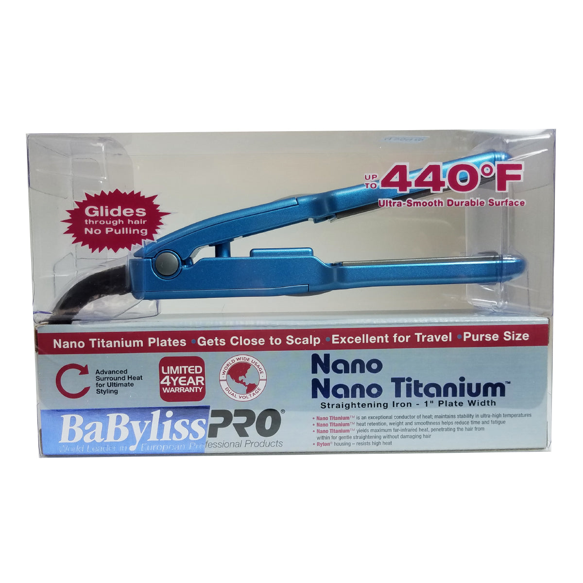 Babyliss Pro Nano Titanium 1 inch Mini Hair Straightening iron