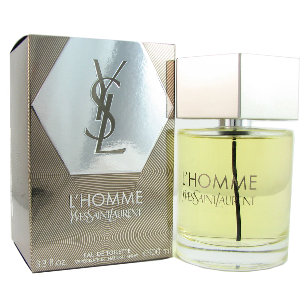 YSL L'Homme for Men by Yves Saint Laurent 3.3 oz Eau de Toilette Spray