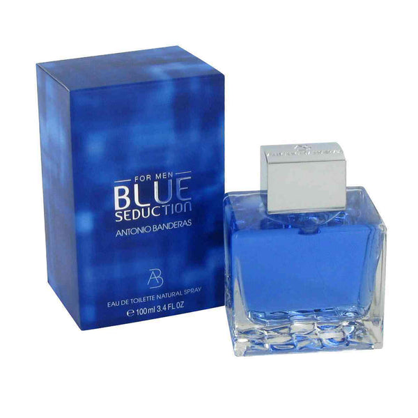 Blue Seduction for Men by Antonio Banderas 3.4 oz Eau De Toilette Spray