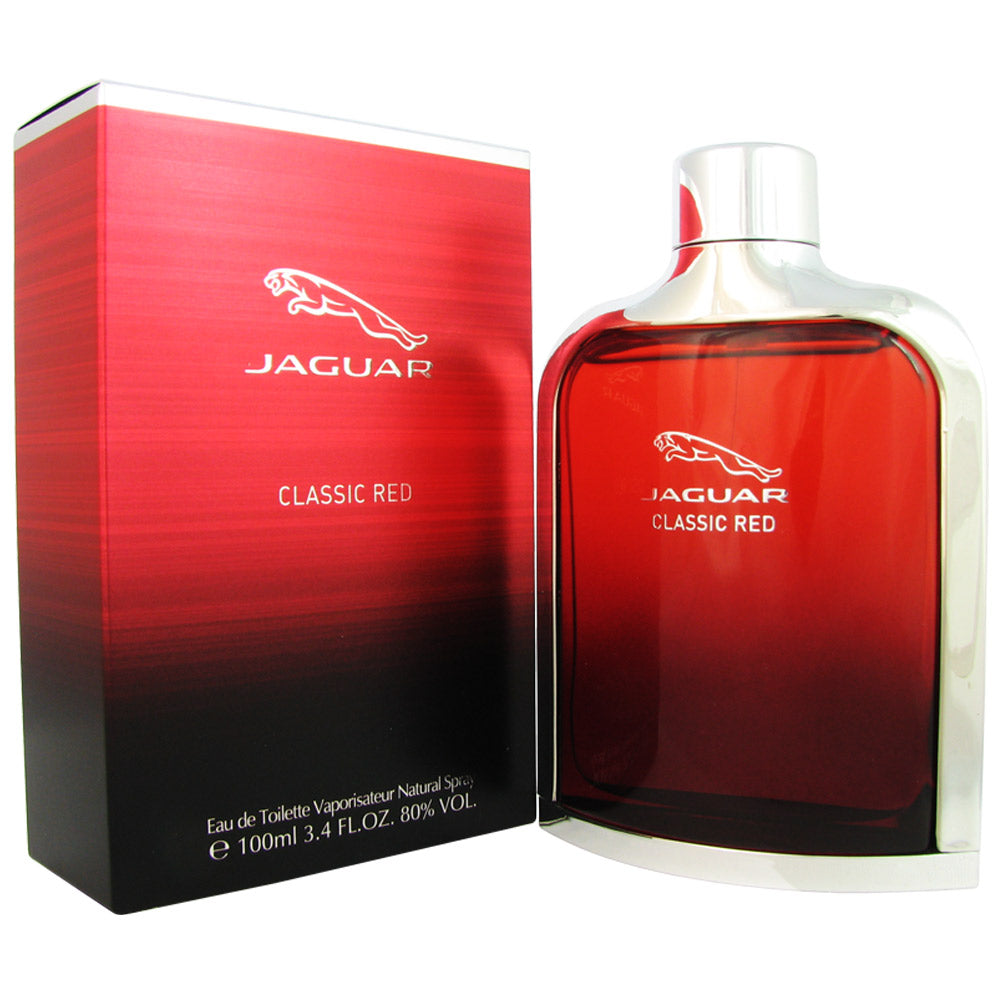 Jaguar Red for Men 3.4oz Eau de Toilette Spray