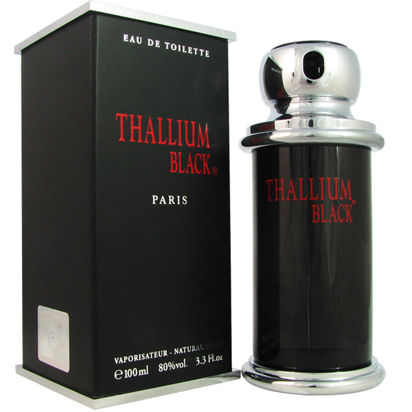 Thallium Black Men by Yves De Sistelle 3.4 oz Eau de Toilette Spray